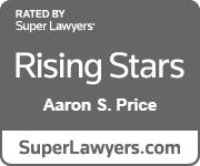 RATED BY Super Lawyers Rising star | Aaron S. Price | superlawyers.com
