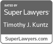 RATED BY Super Lawyers | Timothy J. Kuntz | visit superlawyers.com